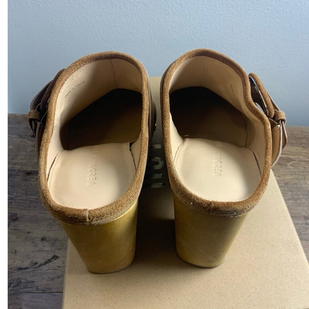 Veronica Beard Suede‎ Slip on Clogs size 7 - Picture 6 of 8